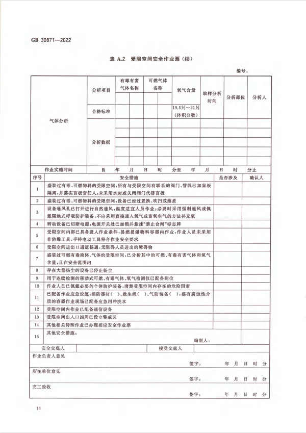 化學品安全生產