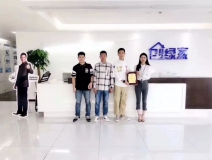 熱烈祝賀馮總、李總、龔總簽約創(chuàng)綠家清遠(yuǎn)市區(qū)級(jí)代理！